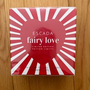 BRAND NEW! Limited Edition Escada Fairy Love Eau de Toilette - Red